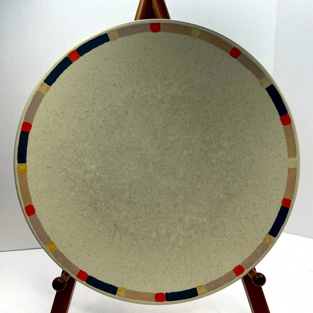 Vignelli Sasaki Colorstone Arizonan Red dinner plate. 1985 Japan. Price/Plate